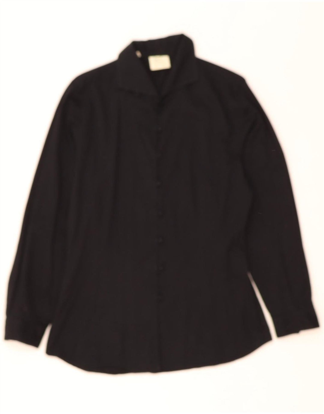 BENETTON Womens Shirt IT 46 Large Black Cotton Vintage Benetton and Second-Hand Benetton from Messina Hembry 
