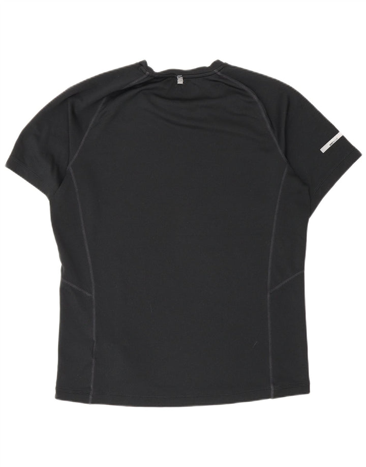 Nike Mens Dri Fit T-Shirt Top Medium Black Polyester