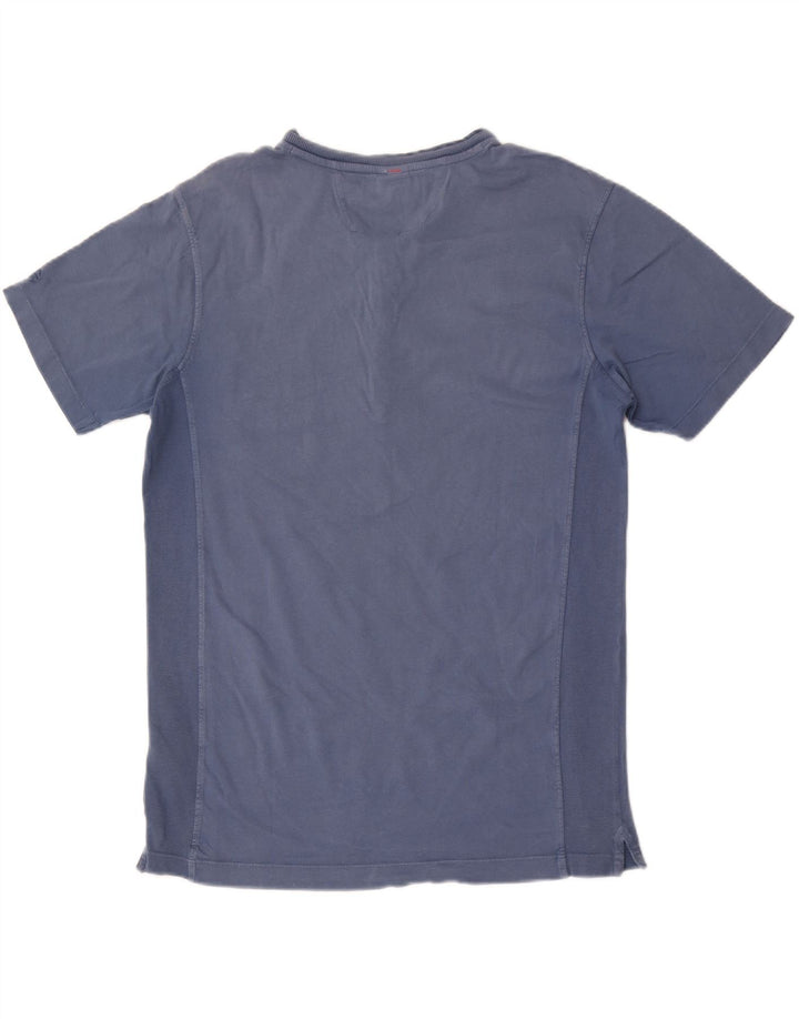 Lerros Mens T-Shirt Top Medium Blue Cotton