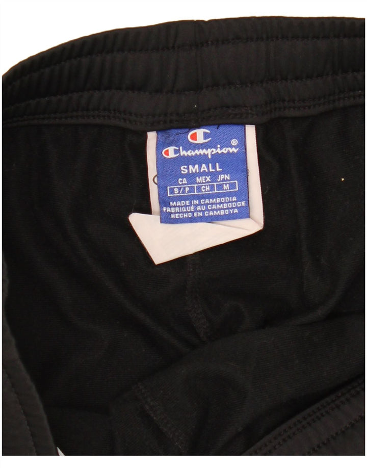 Champion Mens Tracksuit Trousers Joggers Small  Black Polyester