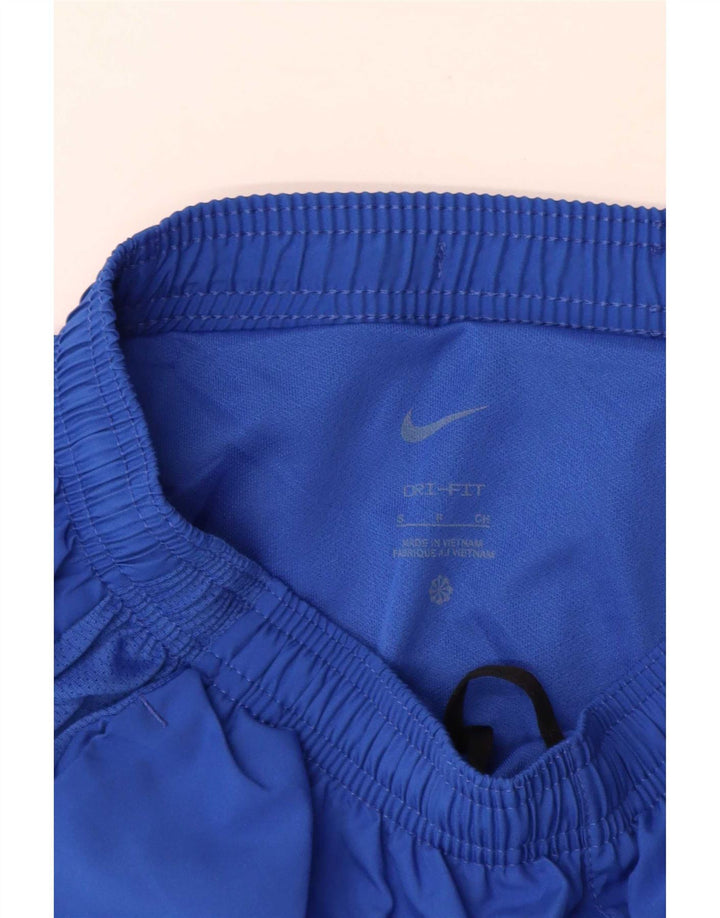 Pantaloni scurți sport Nike Dri Fit pentru bărbați, poliester mici, albastru