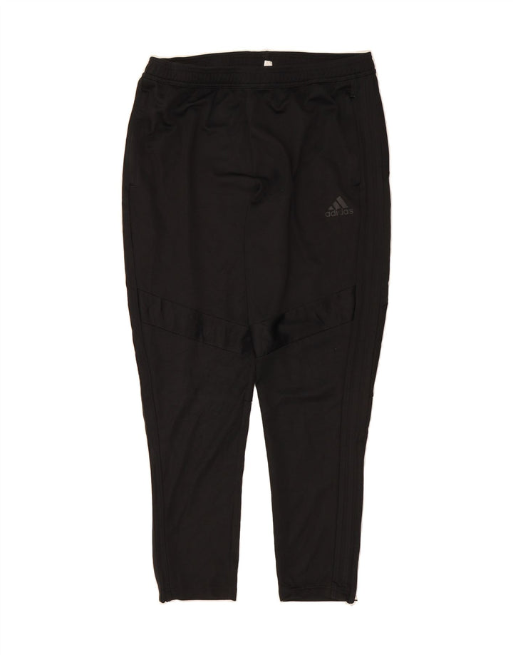 ADIDAS Mens Tracksuit Trousers XL Black Polyester Vintage Adidas and Second-Hand Adidas from Messina Hembry 