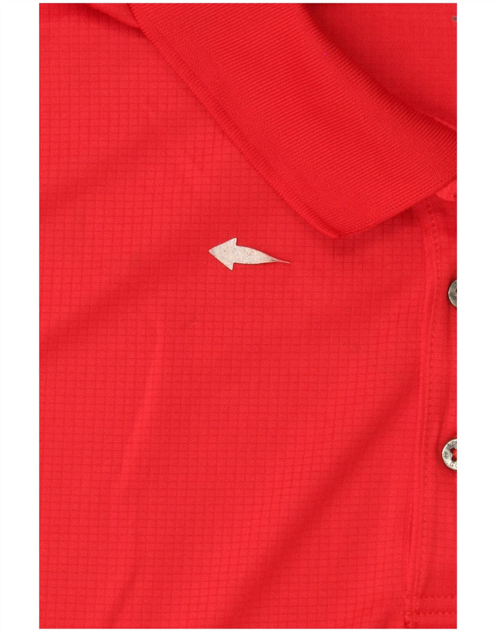 IZOD Mens Polo Shirt 2XL Red Polyester