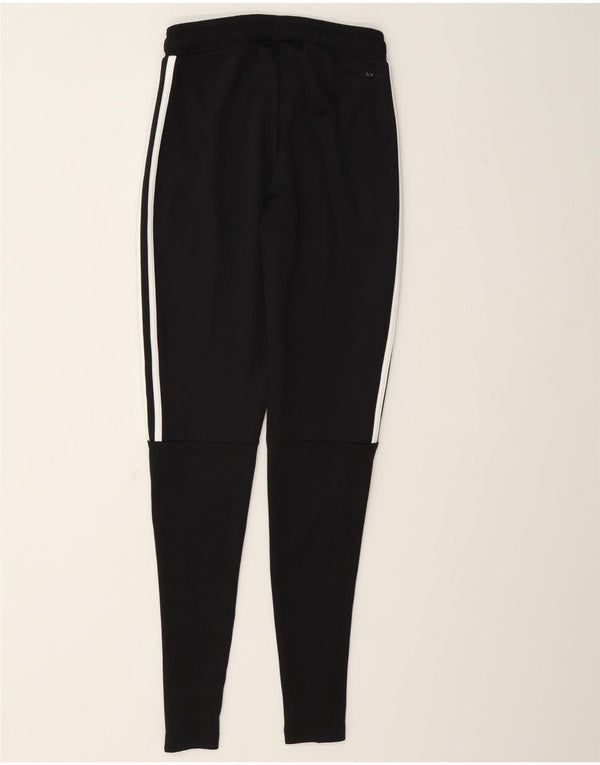 Adidas Womens Climalite Tracksuit Trousers UK 8/10 Small Black Polyester
