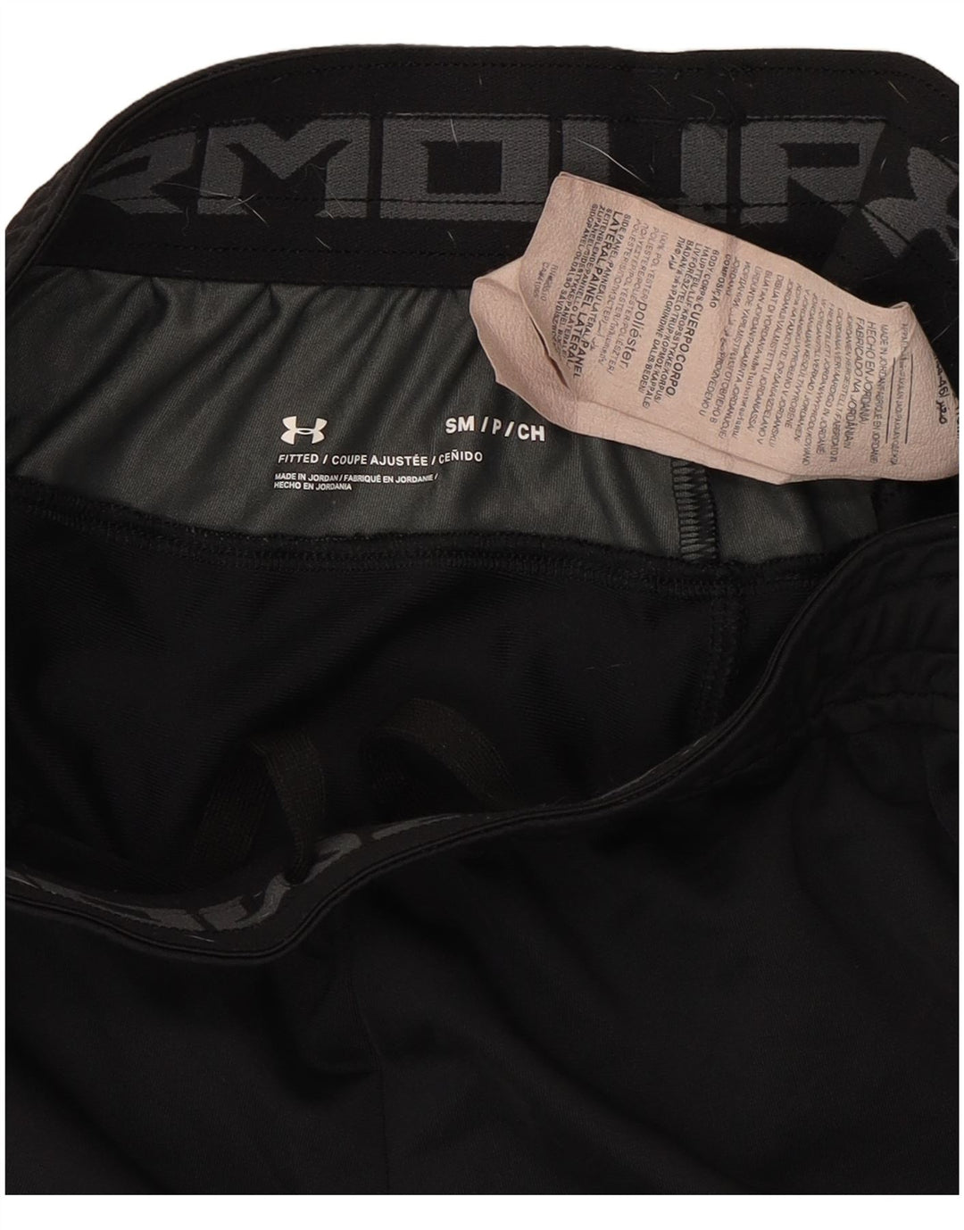 Under Armour Short de Sport Homme Petit Noir Camouflage Polyester