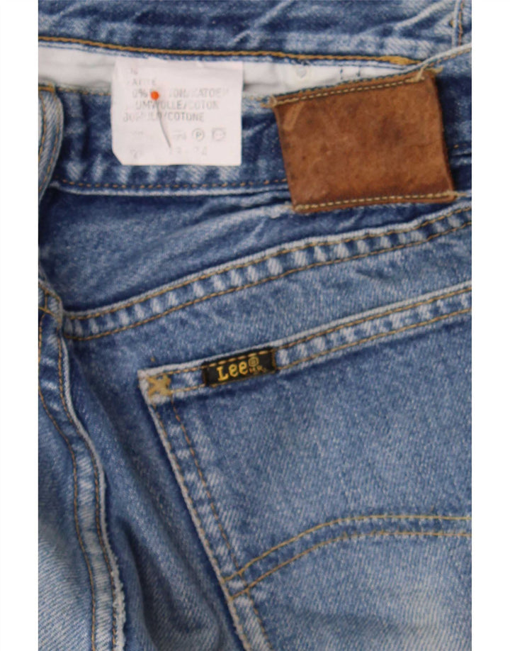 Lee Straight Jeans til mænd W33 L34 blå bomuld