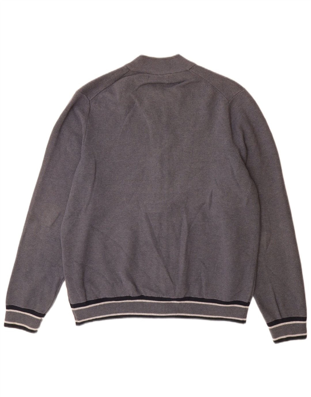 Marks & Spencer Mens Tracksuit Top Jacket XL Grey Cotton