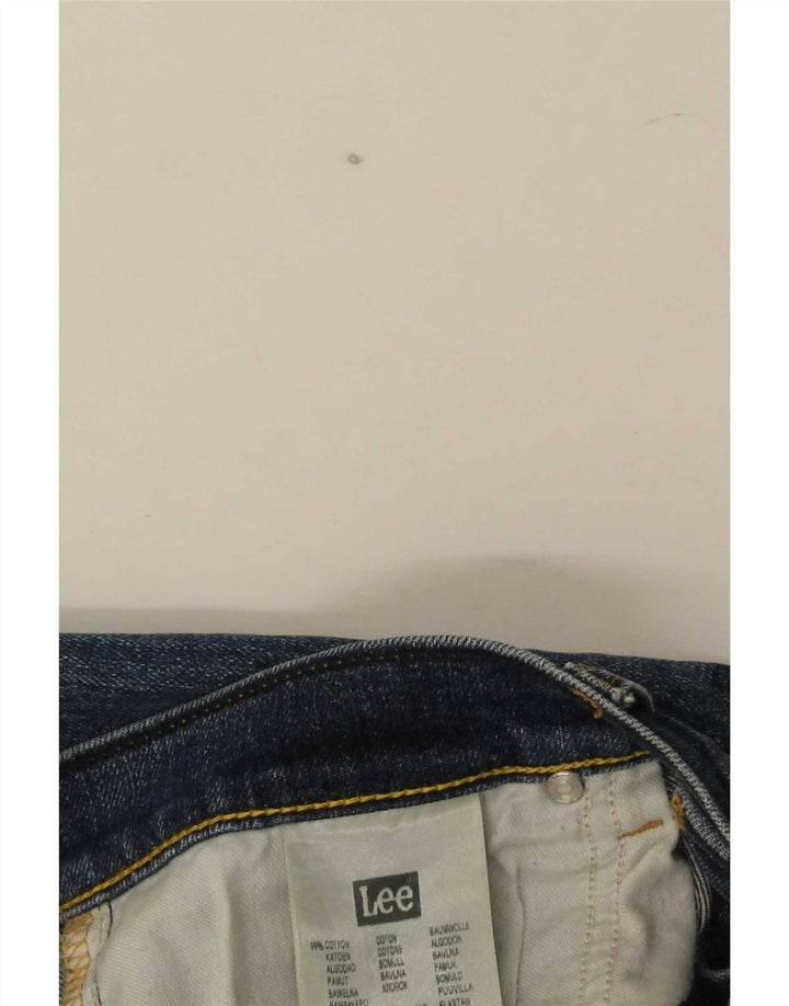Lee Mens Powell Distressed Slim Jeans W32 L34 Blå Bomuld