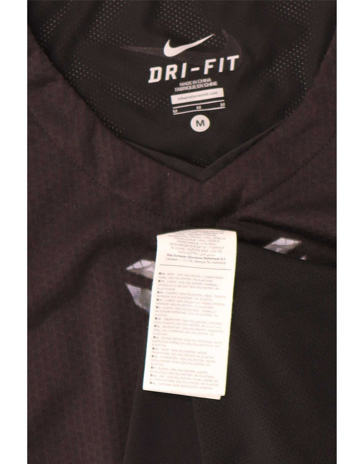 Nike Mens Graphic Vest Top Medium Black Polyester Sports
