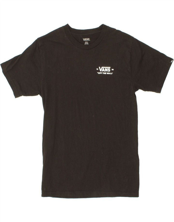 VANS Mens Graphic T-Shirt Top Small Black Cotton Vintage Vans and Second-Hand Vans from Messina Hembry 