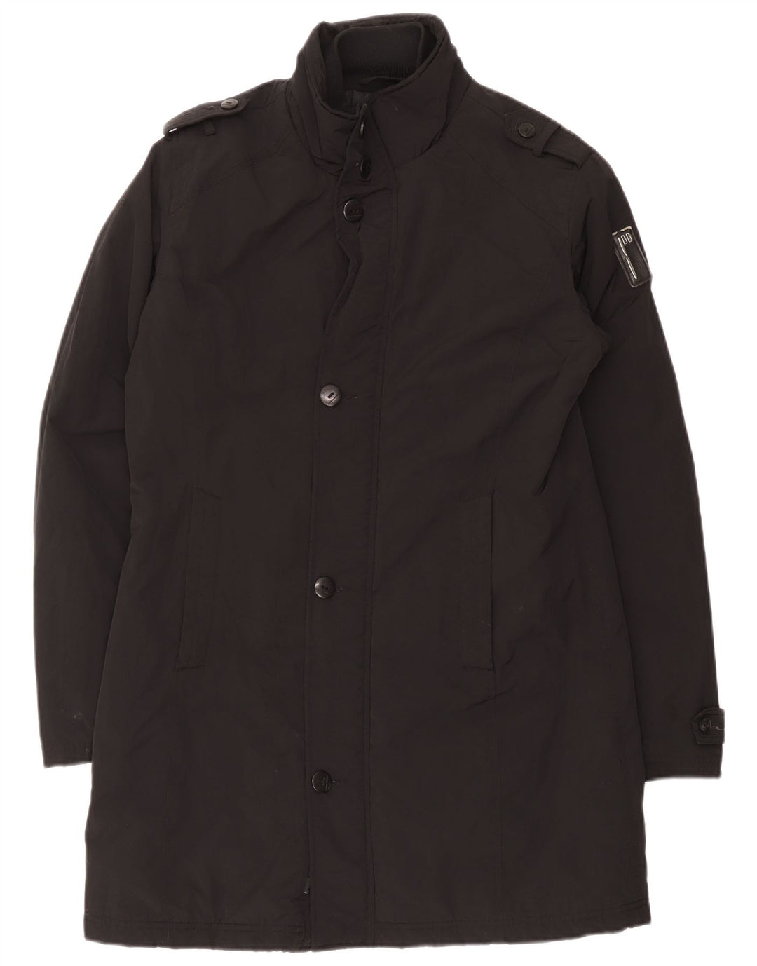 Bomboogie Womens Military Polstret Frakke UK 14 Large Black Polyester