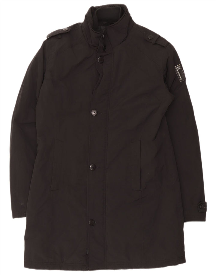 Bomboogie Womens Military Polstret Frakke UK 14 Large Black Polyester