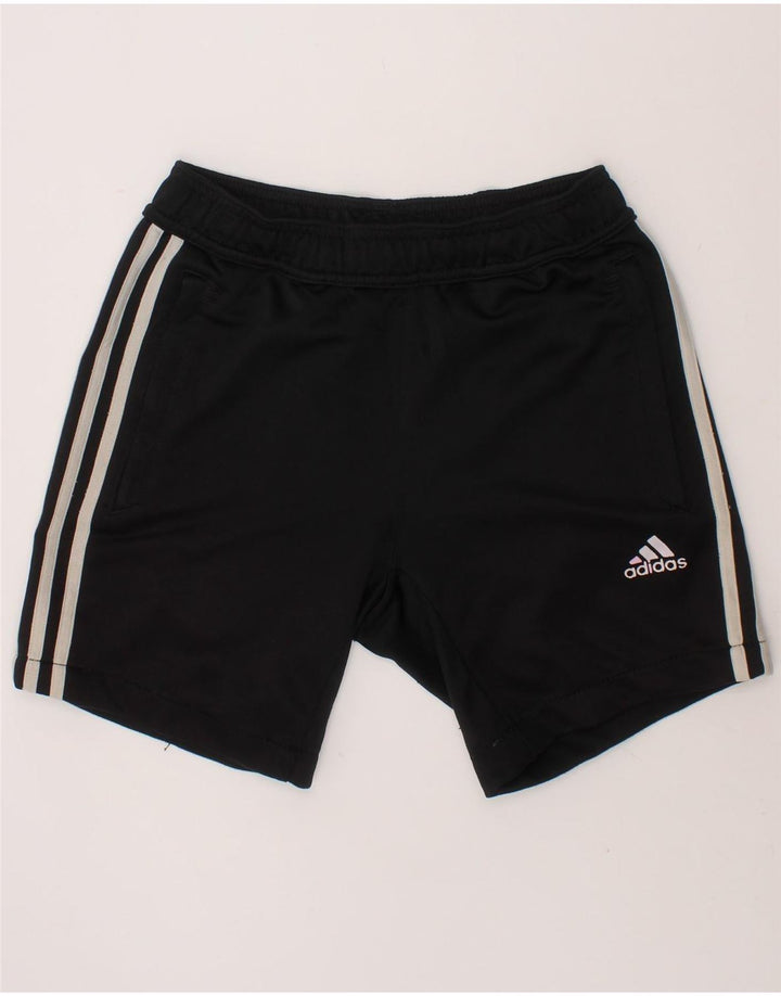 ADIDAS Boys Climacool Sport Shorts 11-12 Years  Black Polyester Vintage Adidas and Second-Hand Adidas from Messina Hembry 