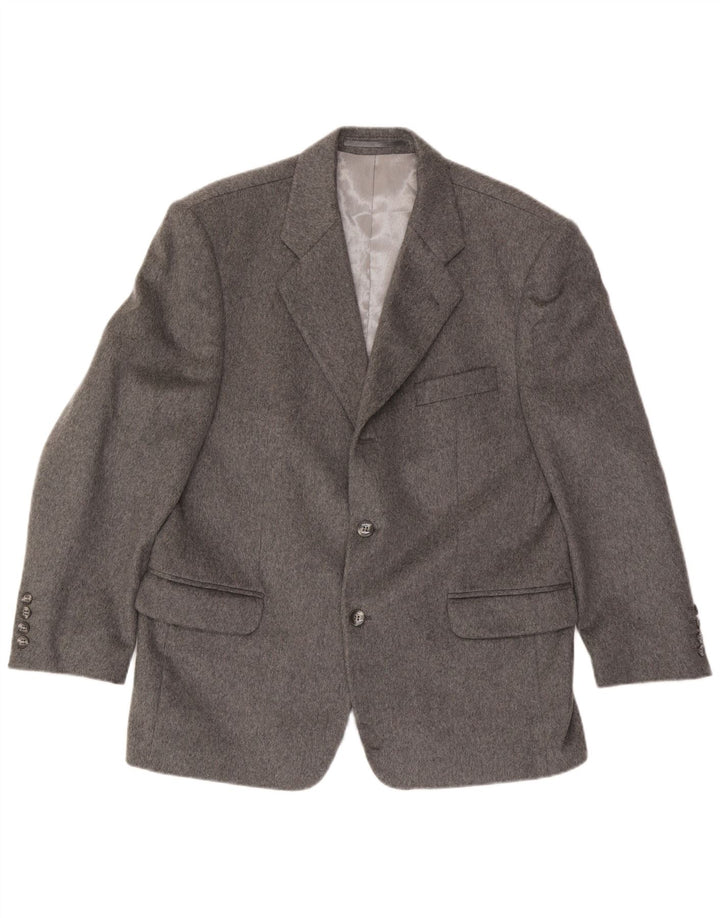 LANIFICIO DEL CASENTINO Mens 3 Button Blazer Jacket UK 38 Medium Grey