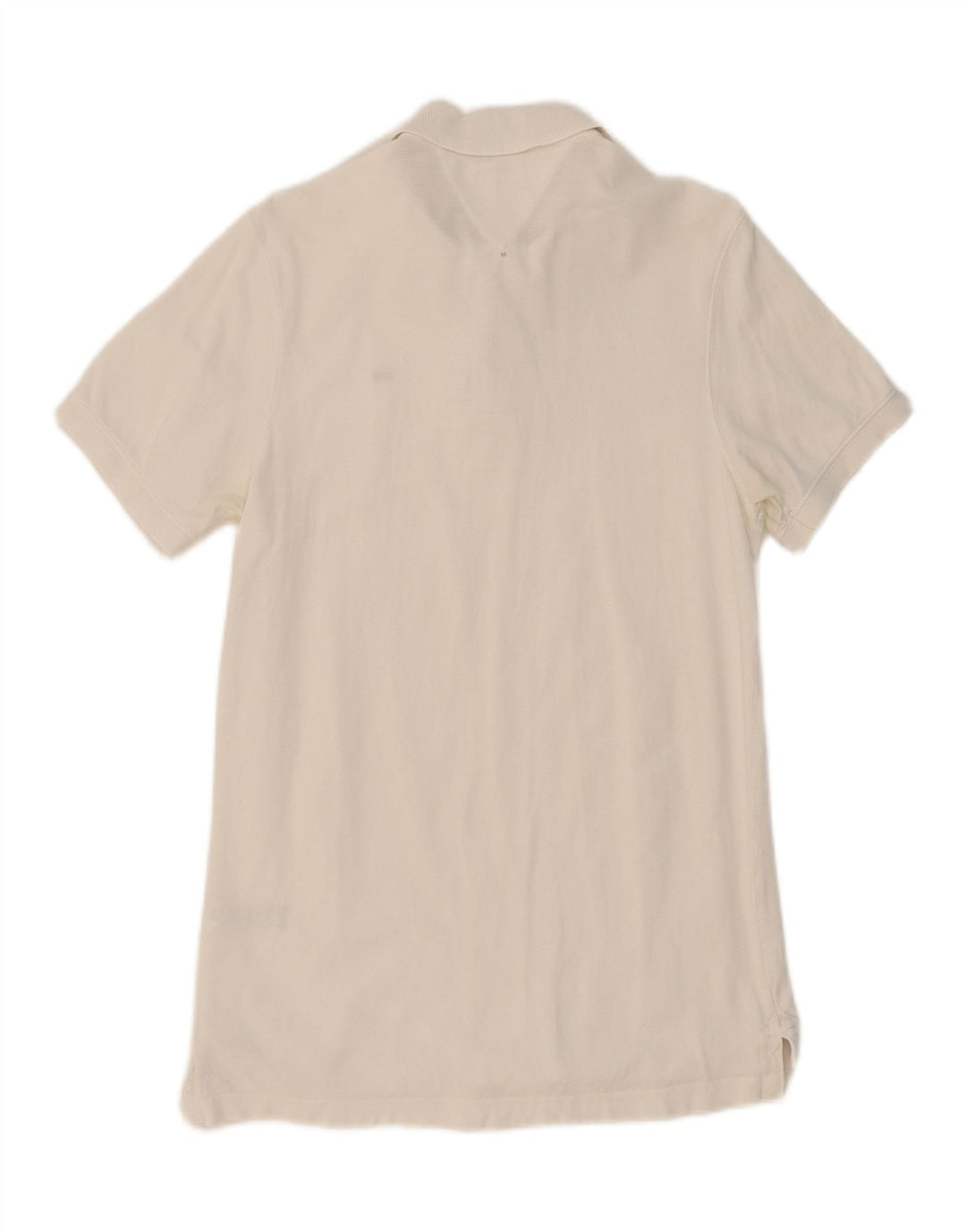 TOMMY HILFIGER Mens Polo Shirt Medium Off White Cotton Vintage Tommy Hilfiger and Second-Hand Tommy Hilfiger from Messina Hembry 