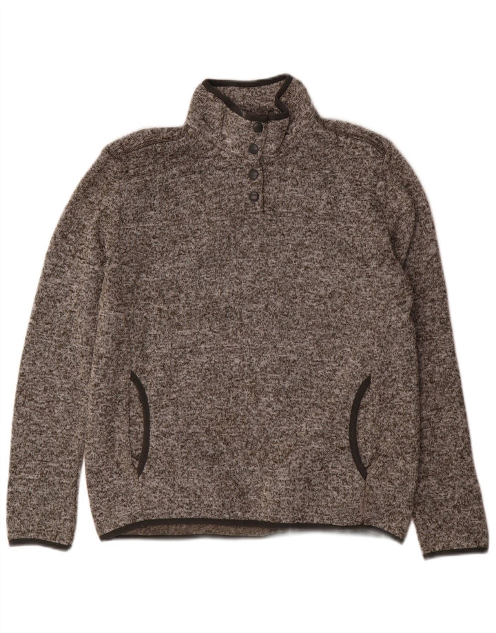 Damska bluza oversize EDDIE BAUER UK 10 Small Grey Flecked