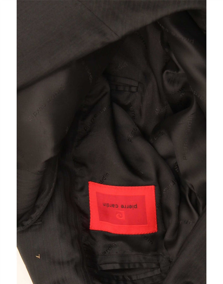 Pierre Cardin Mens 2 Button Blazer Jacket UK 38 Medium Black Classic