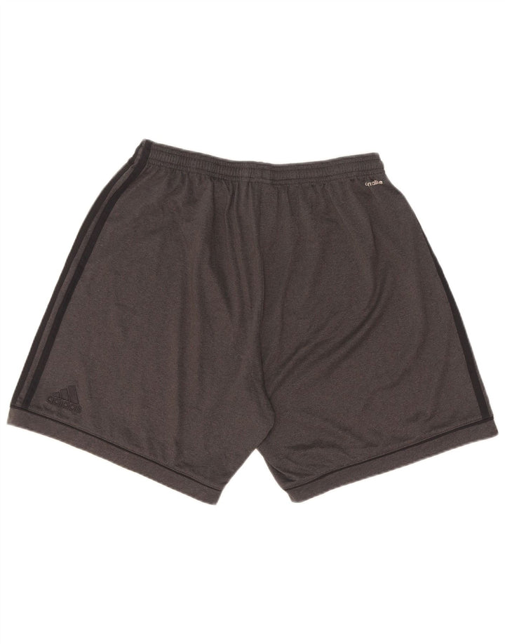 Adidas Mens Climalite Sport Shorts Large  Grey Polyester