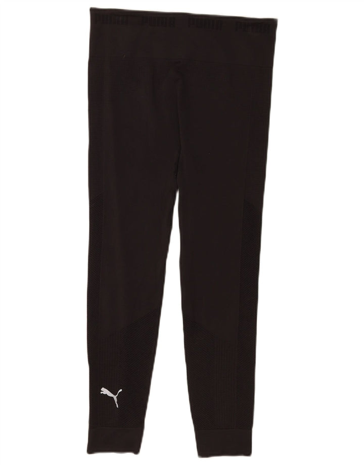 Puma Womens Graphic Leggings UK 8 Small Black