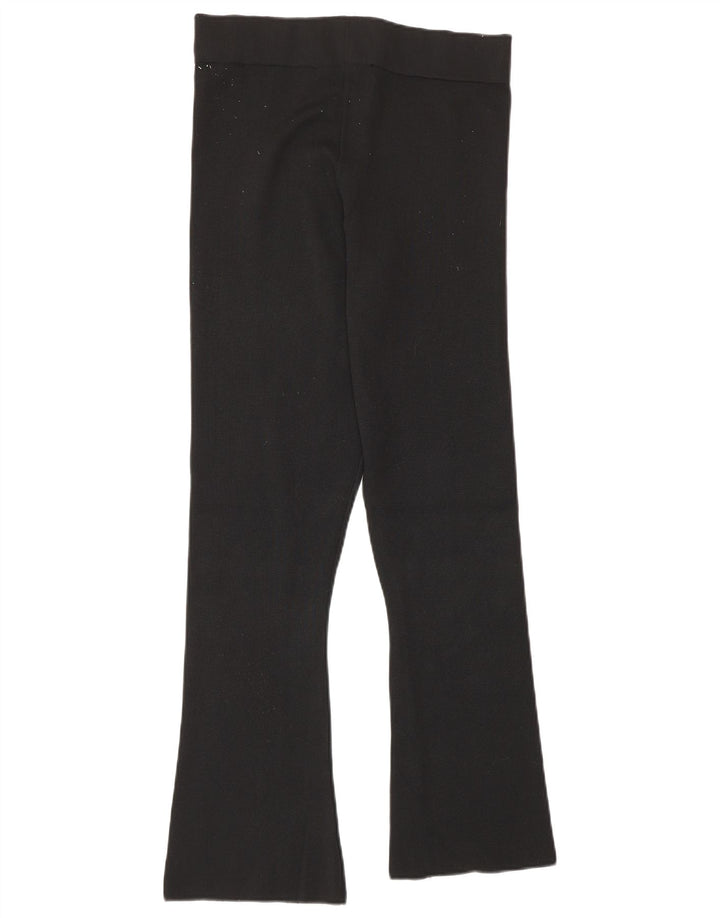 Zara Womens Leggings UK 12 Medium  Black Polyamide