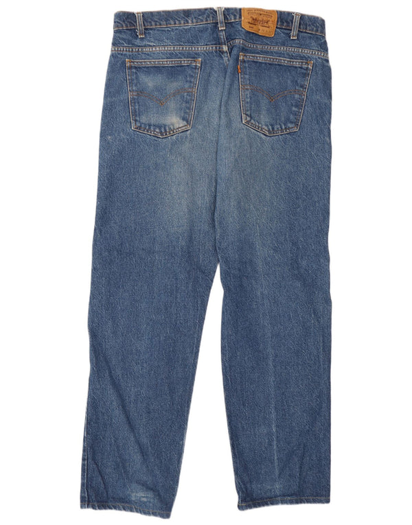 Levi's Herre 505 Straight Jeans W38 L30 Blå