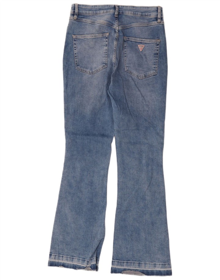 Guess Womens Bootcut Jeans W30 L30 Blue Cotton