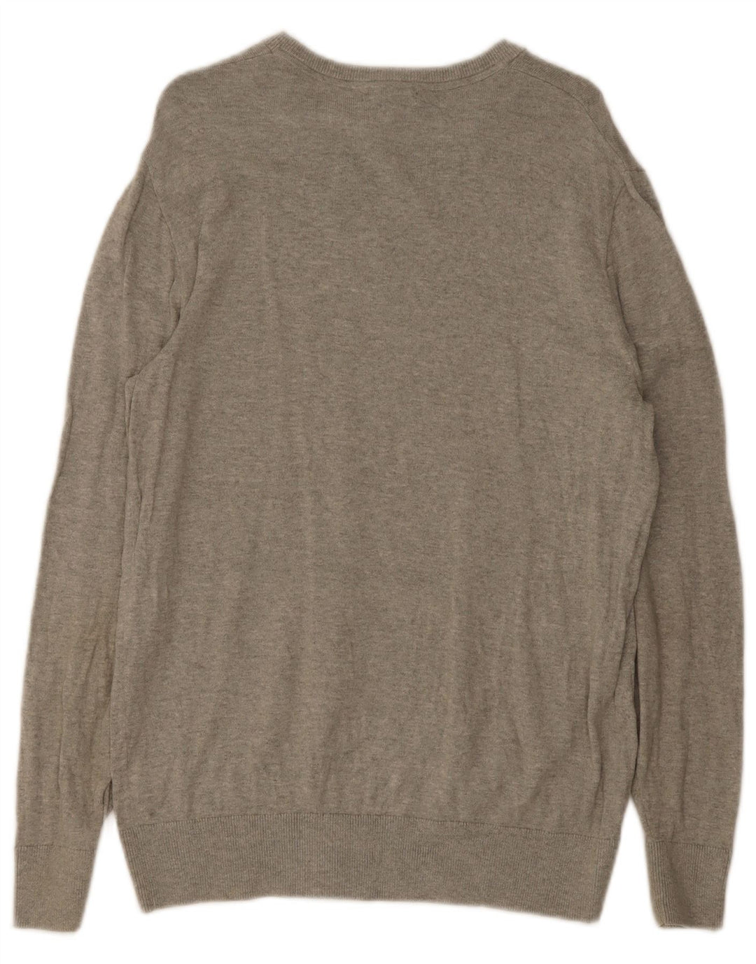 Gap Mens Boat Neck Jumper Sweater Medium Grey Flecked Cotton
