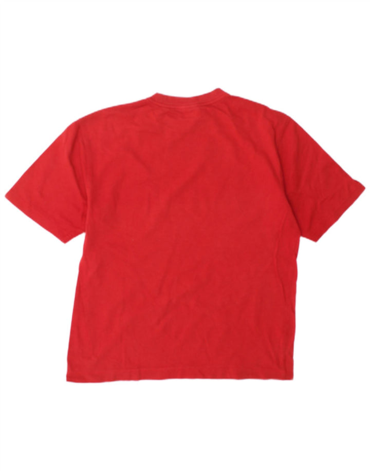 Lacoste Mens T-Shirt Top Size 3 Small Red Cotton