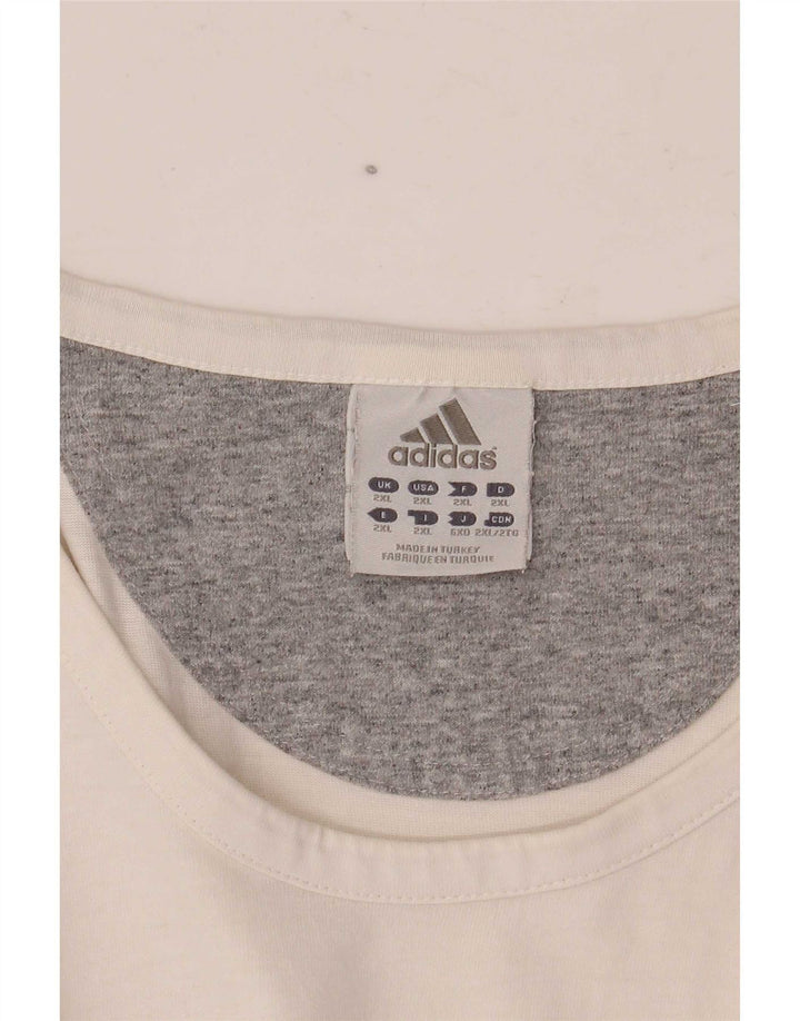 Adidas Męska Kamizelka Top 2XL Biała