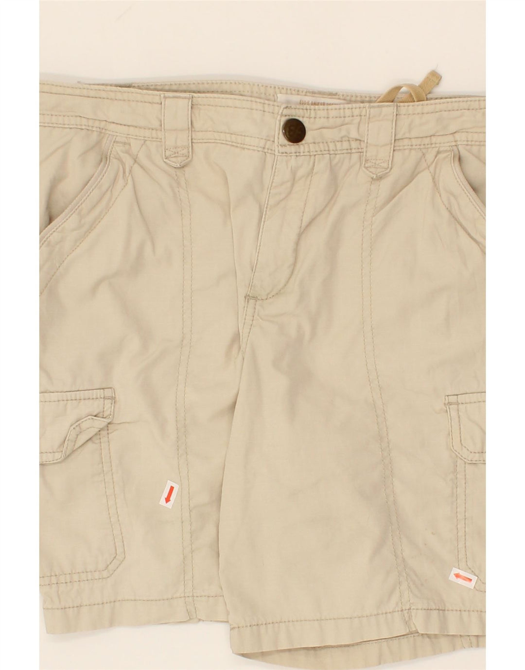 EDDIE BAUER Womens Cargo Shorts US 10 Large W34  Beige Cotton Vintage Eddie Bauer and Second-Hand Eddie Bauer from Messina Hembry 