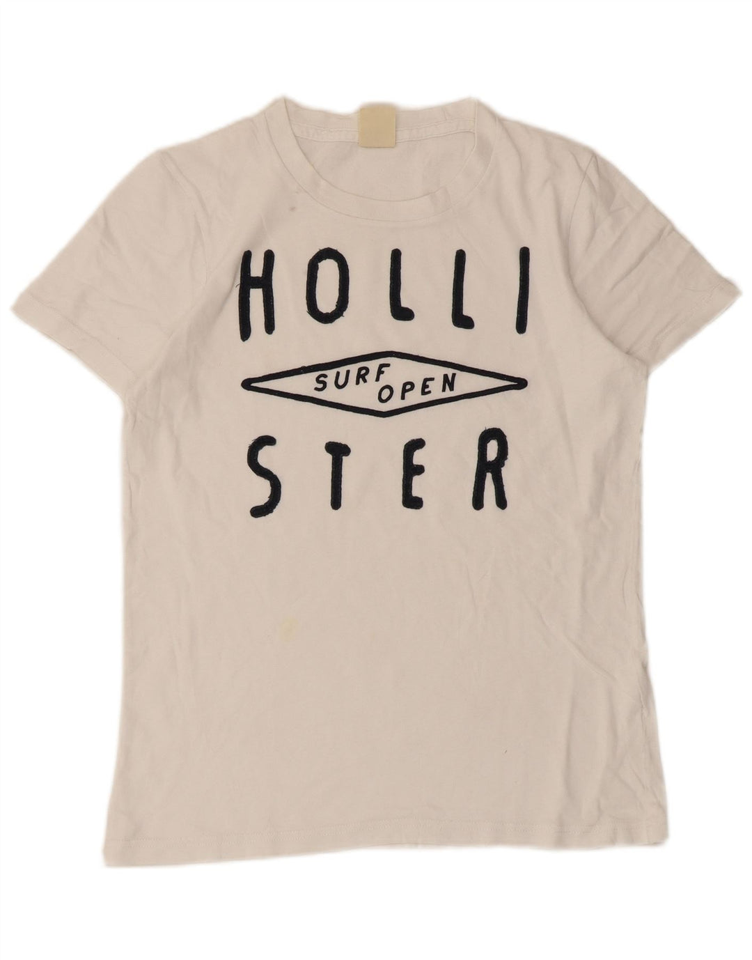 Hollister Mens Graphic T-Shirt Top Small White