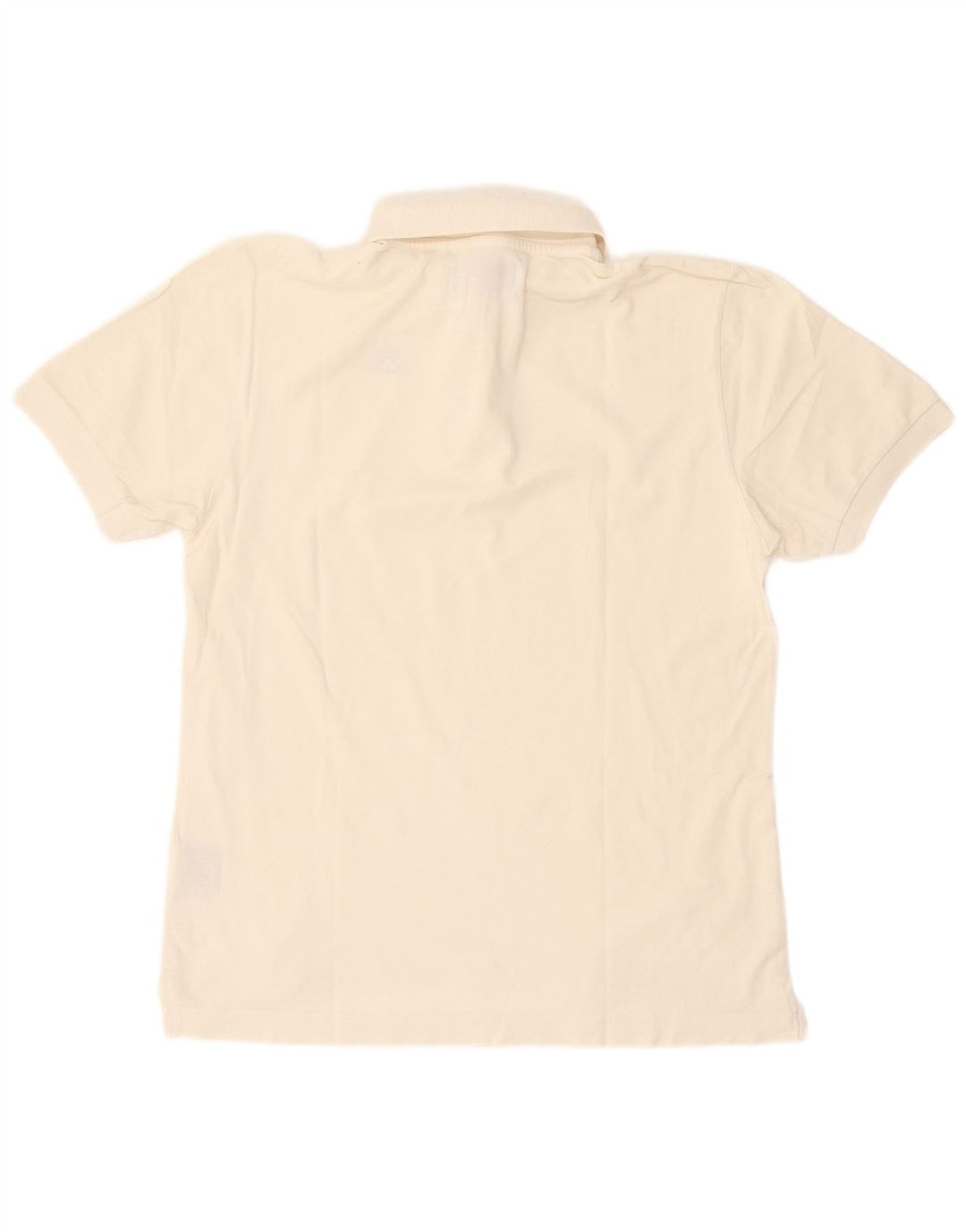 Kappa Mens Polo Shirt Medium Off White Cotton