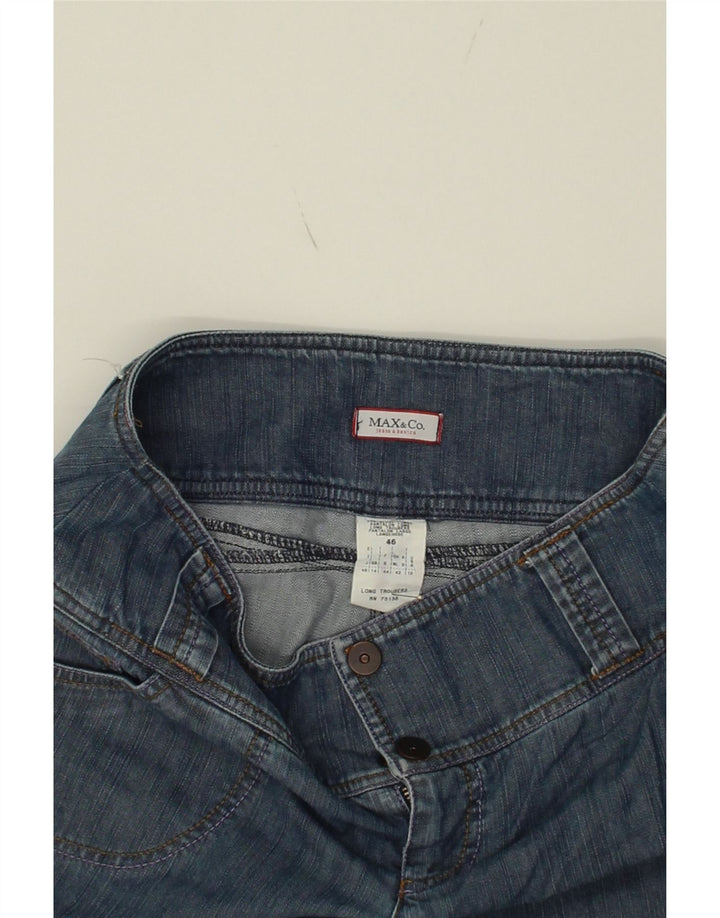 MAX & CO. Womens Straight Jeans IT 46 Large W32 L29  Blue Cotton Vintage Max & Co. and Second-Hand Max & Co. from Messina Hembry 
