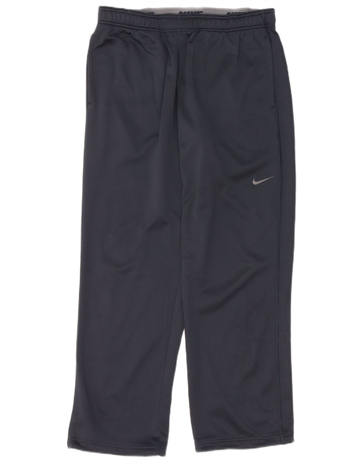 Nike Pantalon de survêtement Therma-Fit pour homme Taille L Bleu marine Polyester