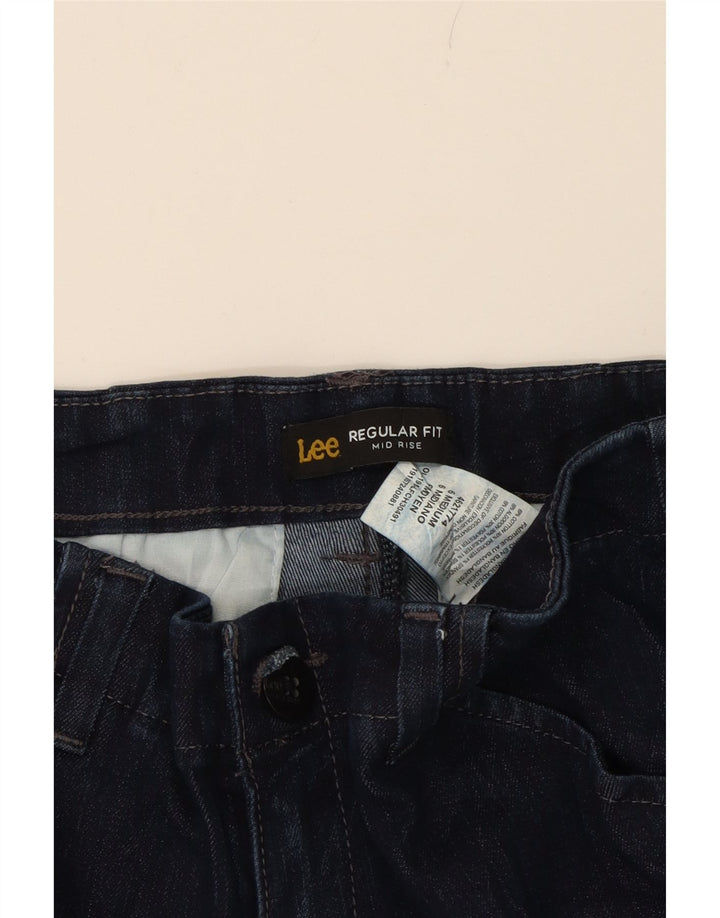 LEE Womens Mid Rise Regular Fit Denim Shorts US 6 Medium W25  Navy Blue Vintage Lee and Second-Hand Lee from Messina Hembry 