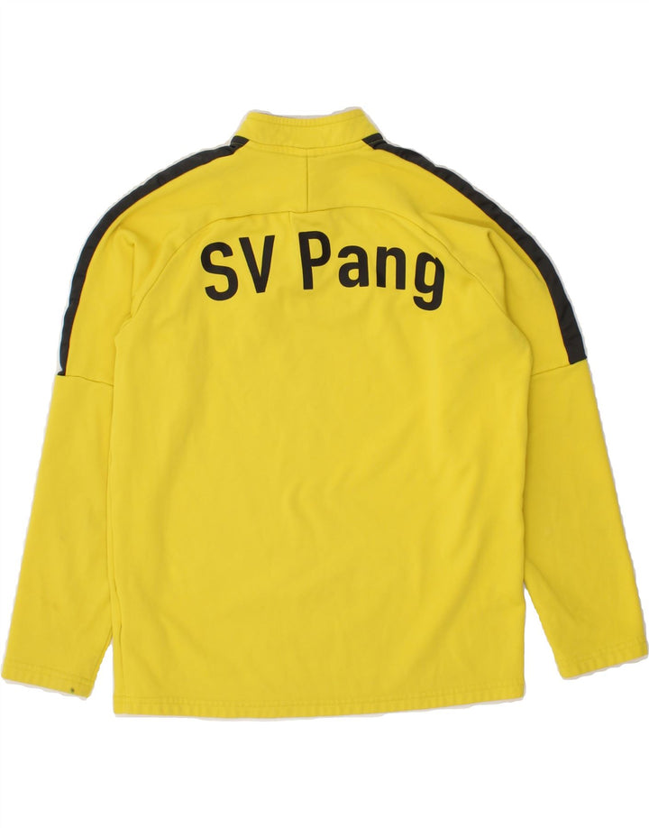 NIKE Boys Graphic Pullover Tracksuit Top 12-13 Years Large Yellow Vintage Nike and Second-Hand Nike from Messina Hembry 