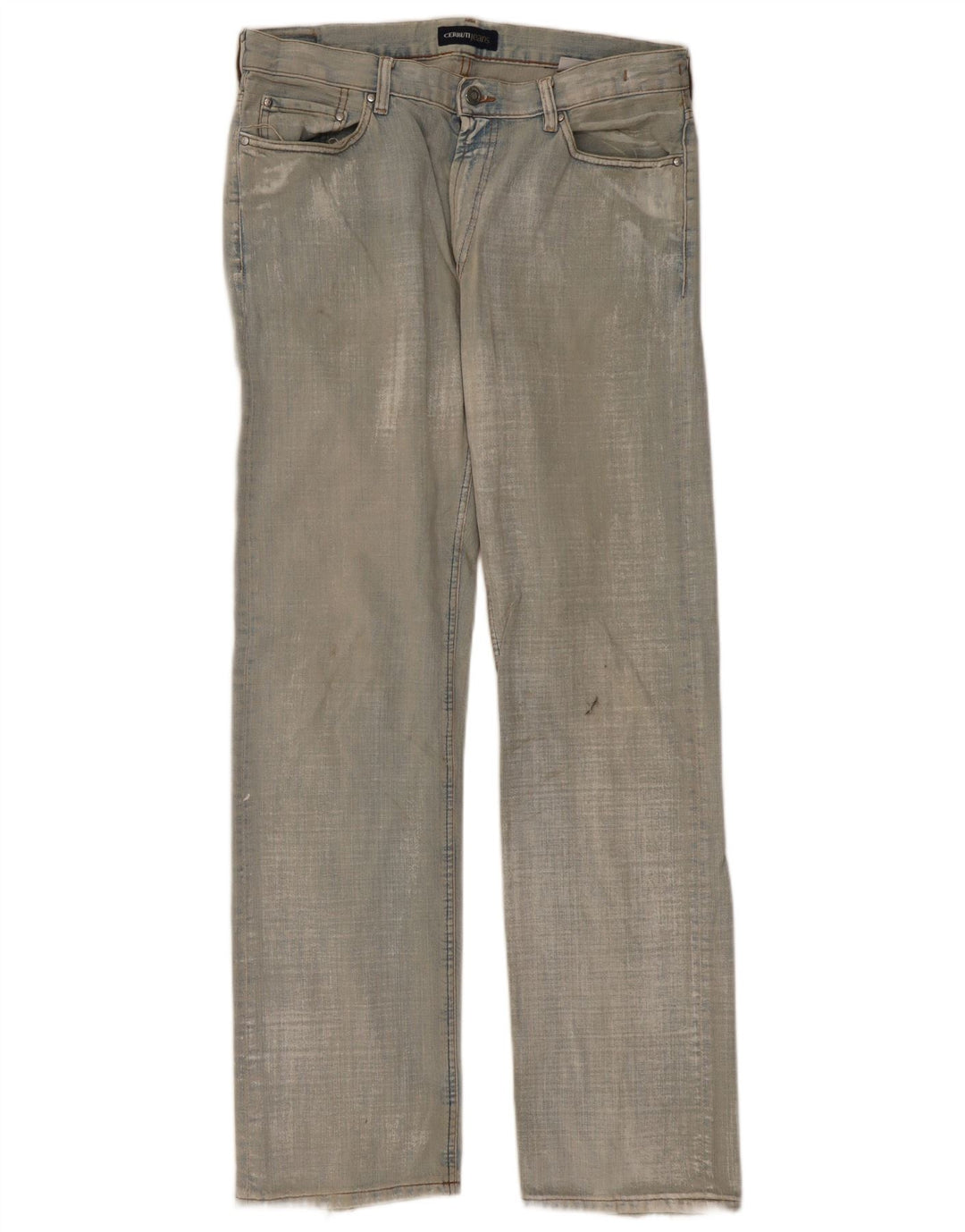 CERRUTI Mens Straight Jeans W36 L34  Blue