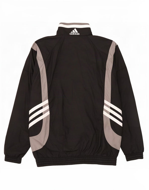 Jachetă de trening pentru bărbați Adidas UK 38/40 Medium Black Colorblock