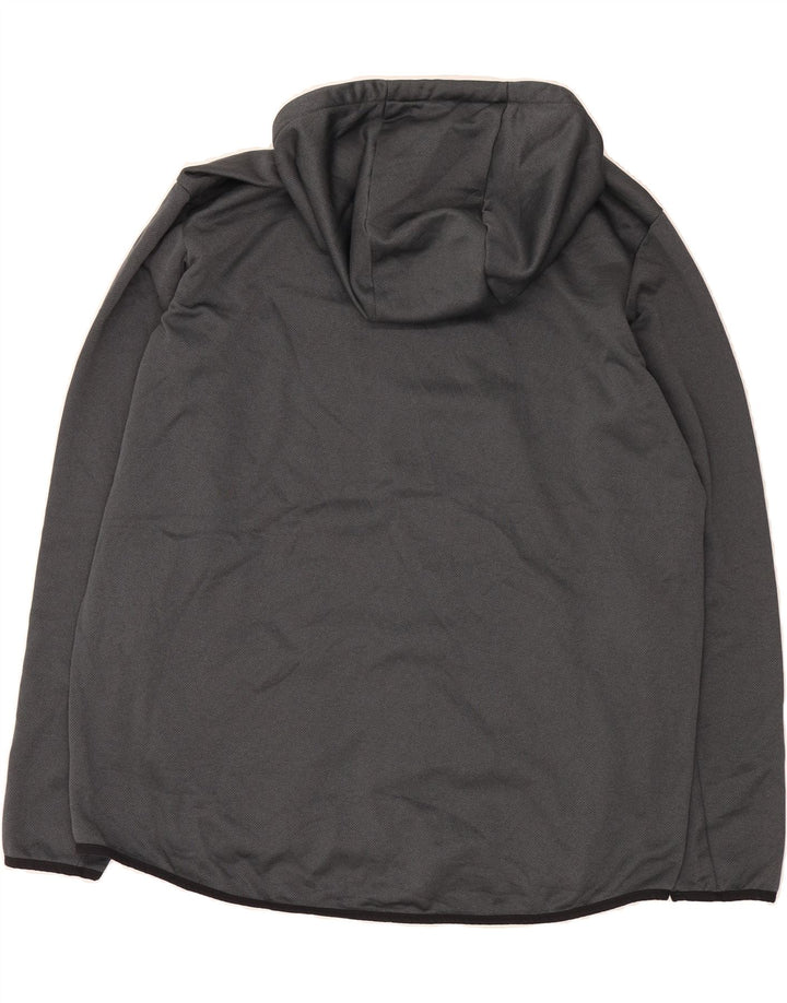 NIKE Mens Dri Fit Zip Hoodie Sweater XL Grey Polyester Vintage Nike and Second-Hand Nike from Messina Hembry 