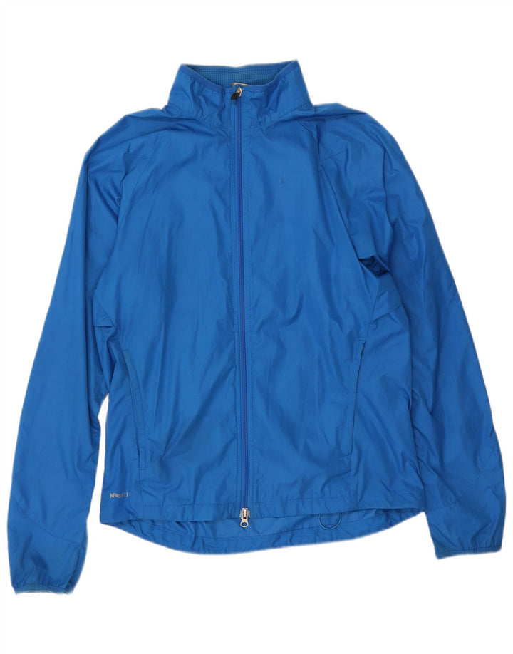 Nike Mens Tracksuit Top Jacket UK 36/38 Small Blue Polyester