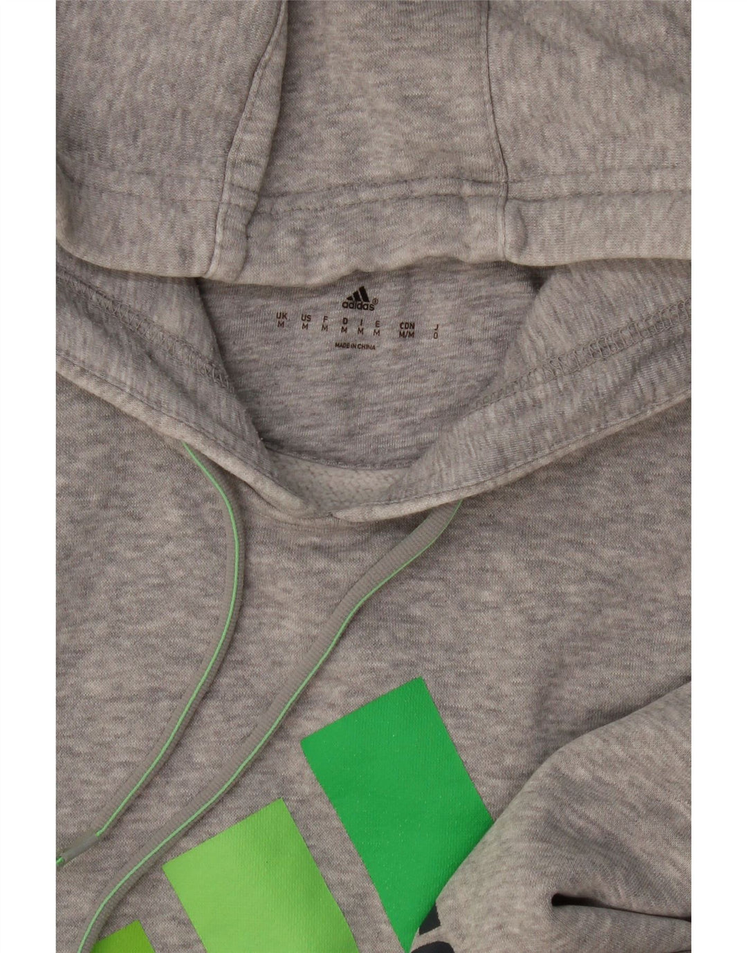 Adidas Mens Graphic Hoodie Jumper Medium Grey