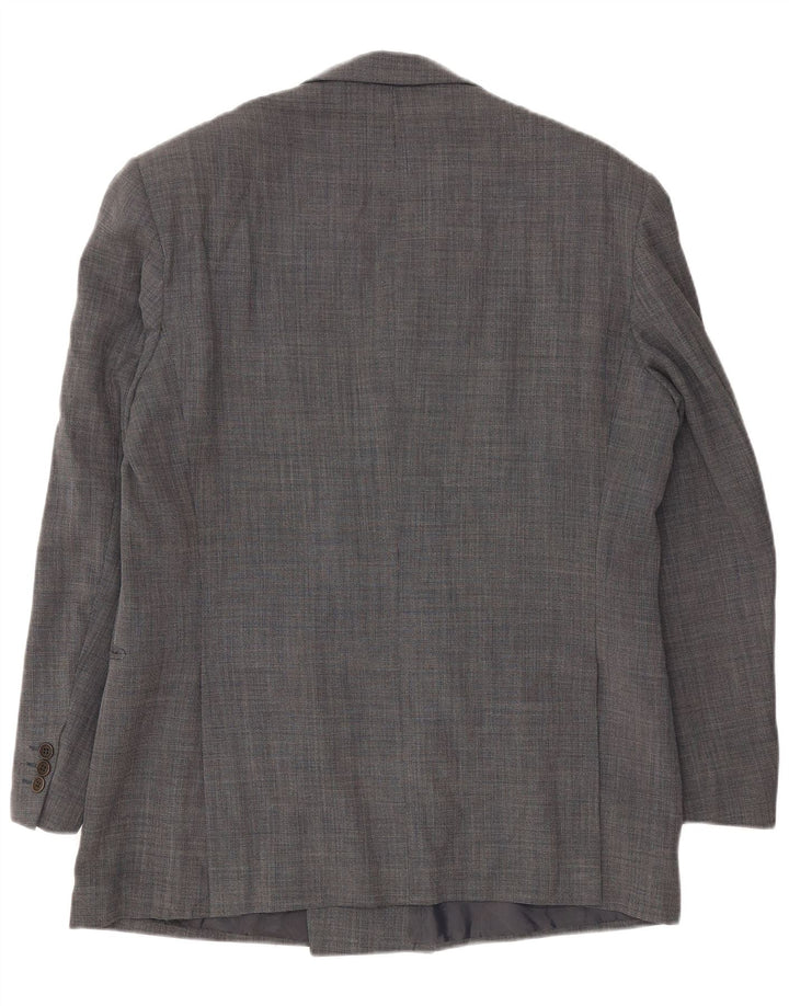 Pal Zileri Chaqueta tipo blazer con doble botonadura para hombre IT 52 XL Lana gris