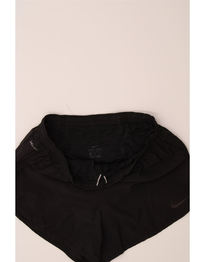 NIKE Womens Dri Fit Sport Shorts UK 14 Medium Black Polyester Vintage Nike and Second-Hand Nike from Messina Hembry 