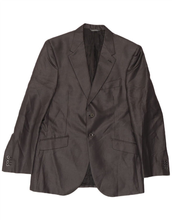 Carlo Pignatelli Veste Blazer 2 Boutons Homme IT 52 XL Gris Soie