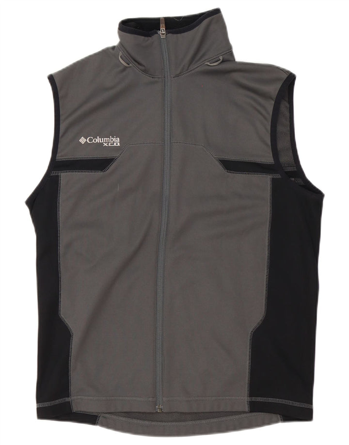 Columbia Veste de Survêtement sans Manches Homme Gris Moyen Colourblock
