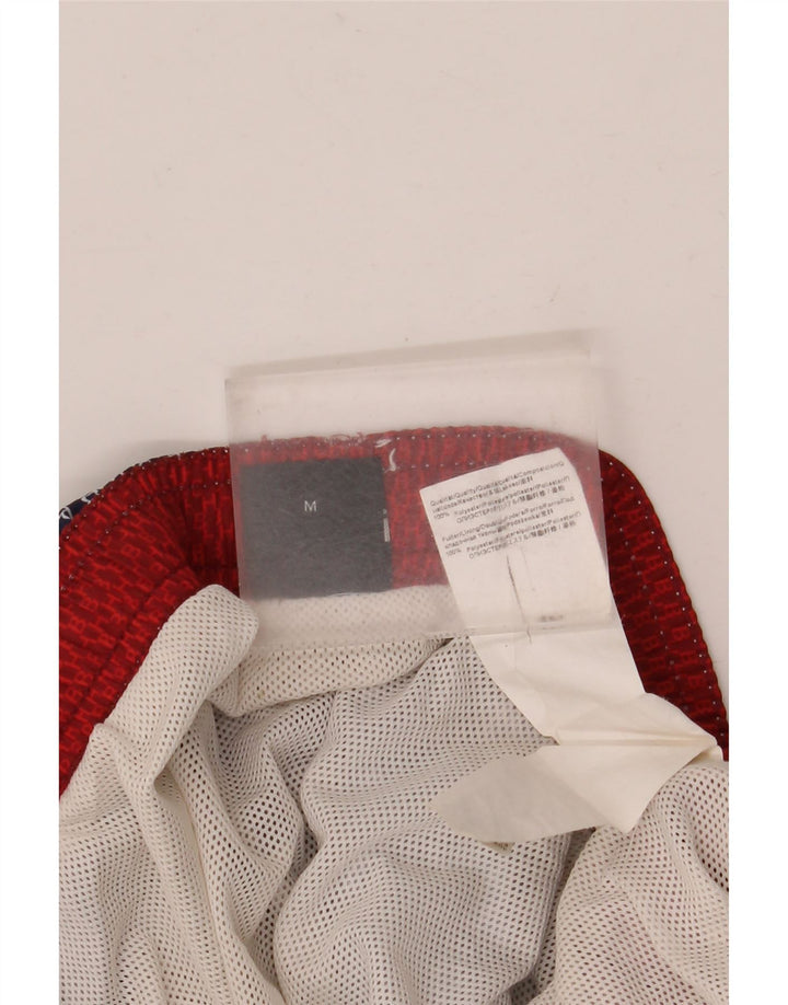 Hugo Boss Herre grafiske svømmeshorts Medium Navy Blue Geometrisk Polyester