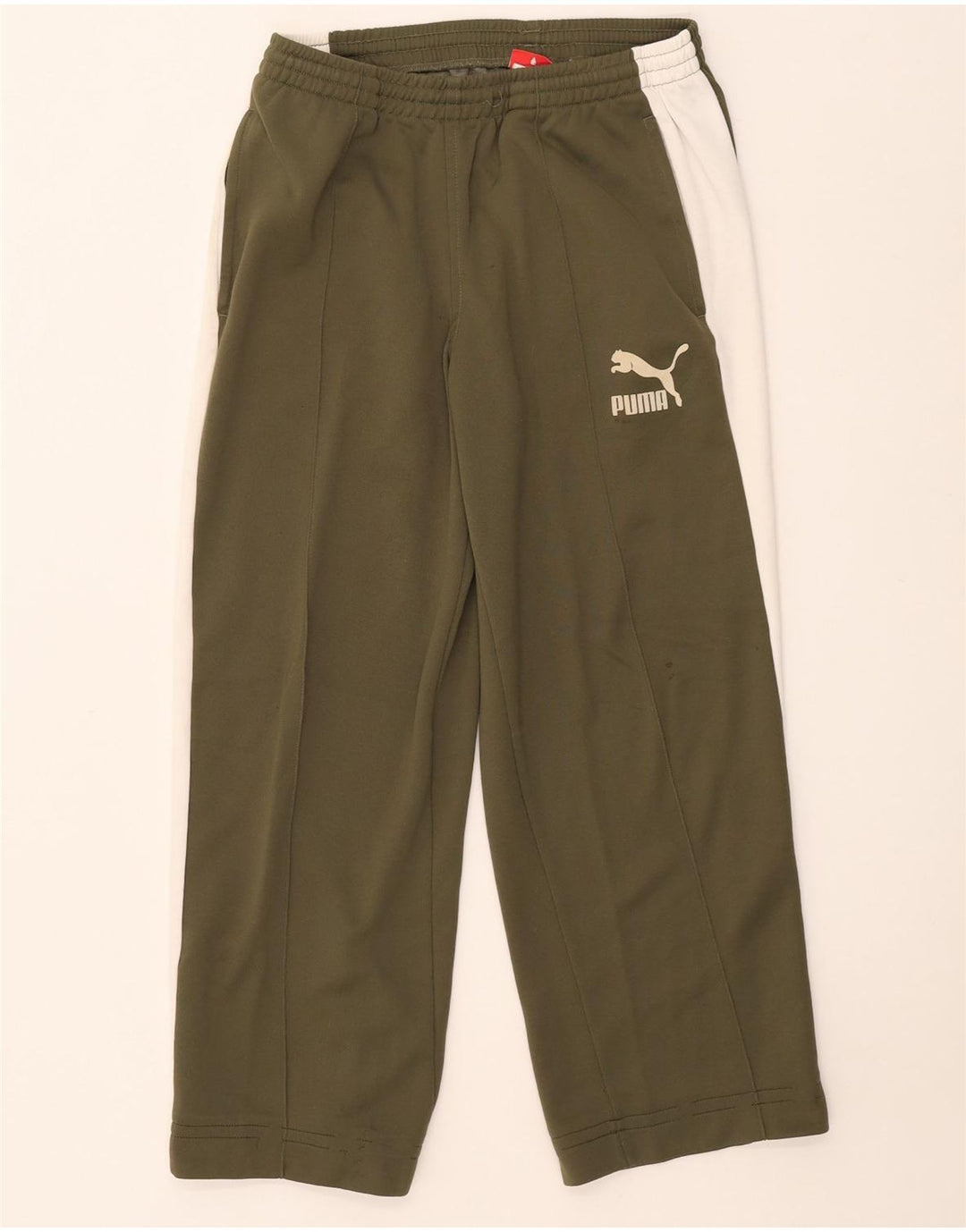 Puma Herre træningsdragt Bukser Large Khaki Colourblock Polyester