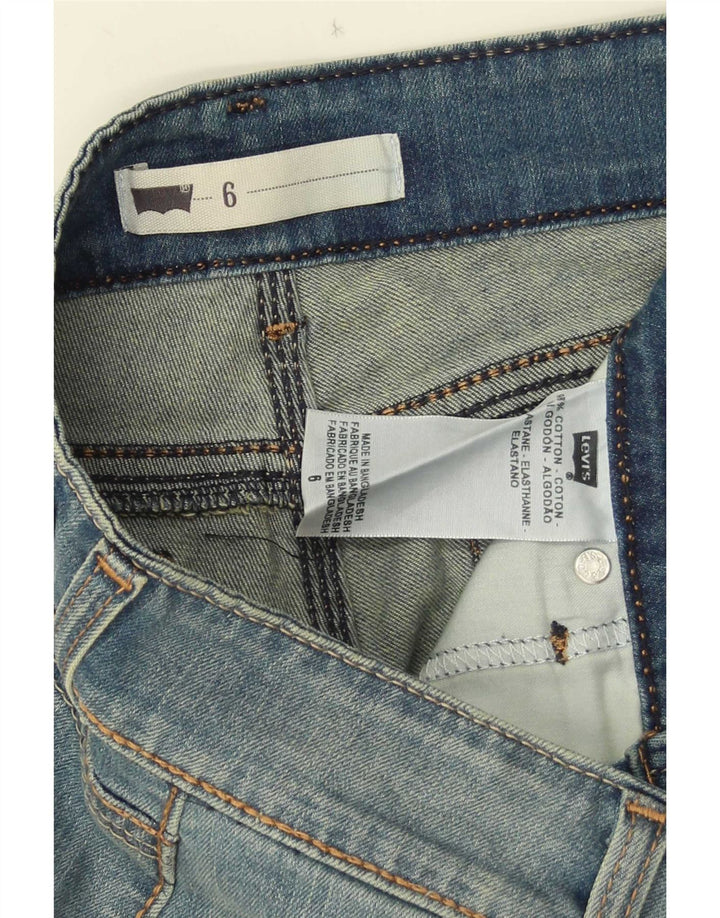 Levi's Womens Denim Shorts US 6 Medium W28  Blue Cotton