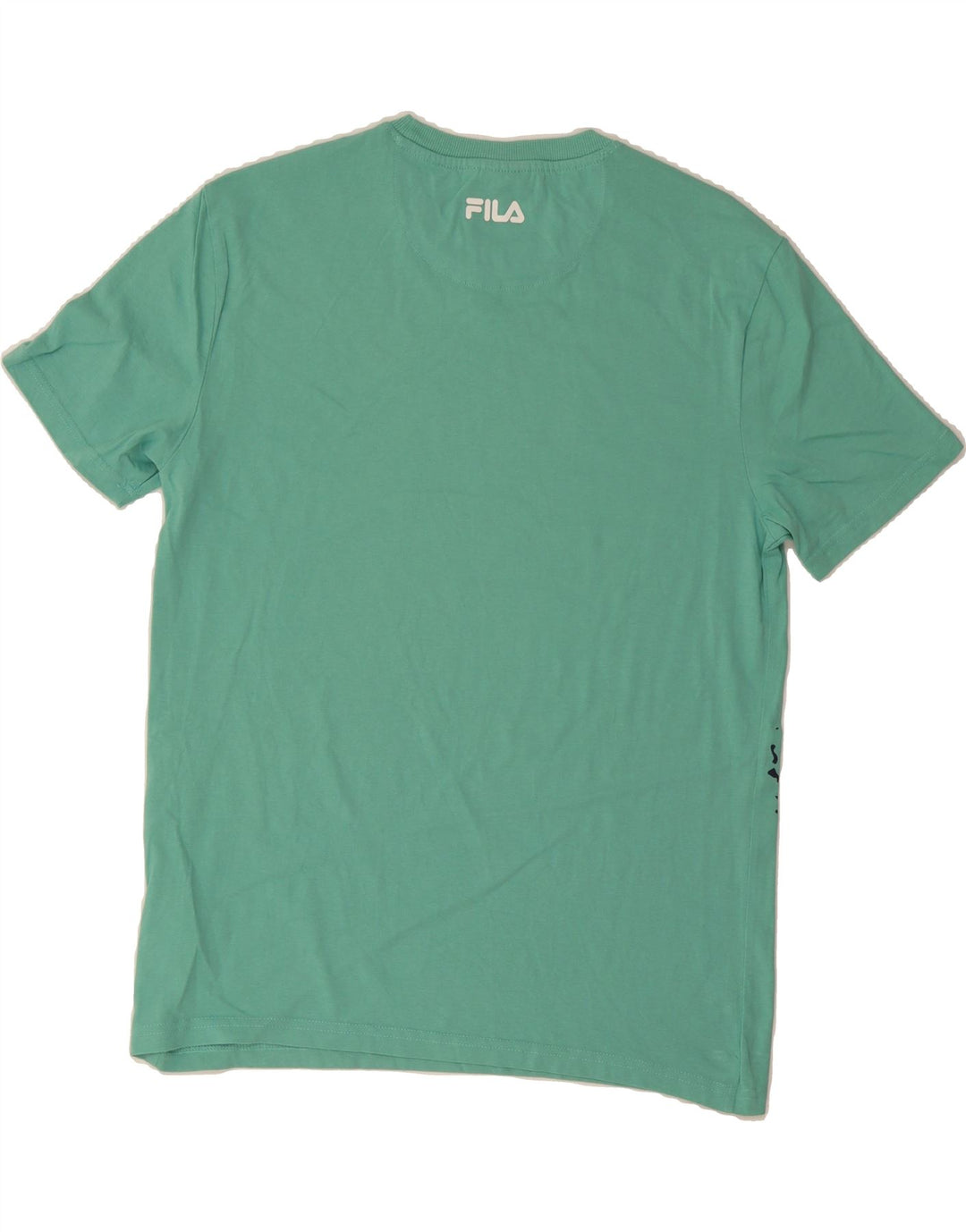 FILA Mens Graphic T-Shirt Top Medium Green Cotton Vintage Fila and Second-Hand Fila from Messina Hembry 
