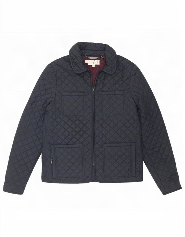 Hobbs Damen Steppjacke UK 14 Large Marineblaues Nylon